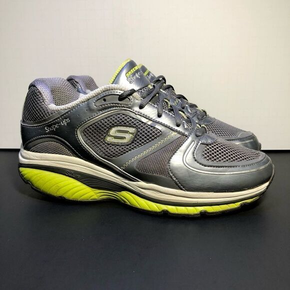 Womens SKECHERS SHAPE UPS S2 Lite Gray Athletic Shoes / Size 8.5 - Picture 1 of 10